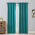 OVZME Teal Blackout Curtains for Bedroom 84 Inch Length 2 Panels Set, Thermal by OVZME