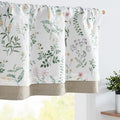 jinchan Linen Double Layer Valance Curtain by JINCHAN