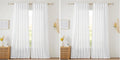 RYB HOME White Curtains Sheer by RYBHOME