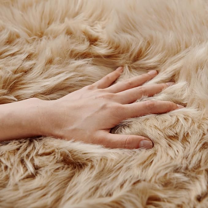 SERISSA Soft Fluffy Area Rug, Shaggy Rug - Image 4