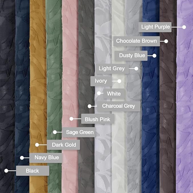 Lecloud Leia Navy Blue Sheer Valances - Image 9