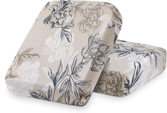 SearchI 2PC Printed Sofa Couch Cushion Covers Replacement Chair Cushion by SearchI