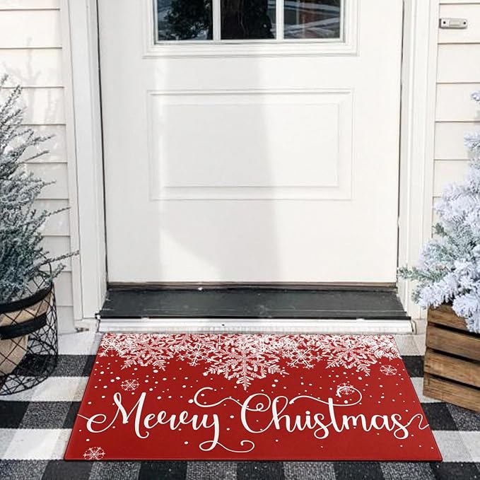 Merry Christmas Door Mat Outdoor - Image 4