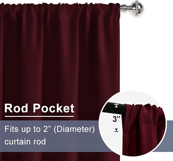 JIUZHEN Christmas Blackout Curtains - Image 6