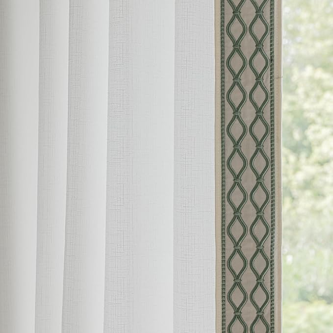 VisionaryHomeDesign White Linen Curtain Panels by VisionaryHomeDesign