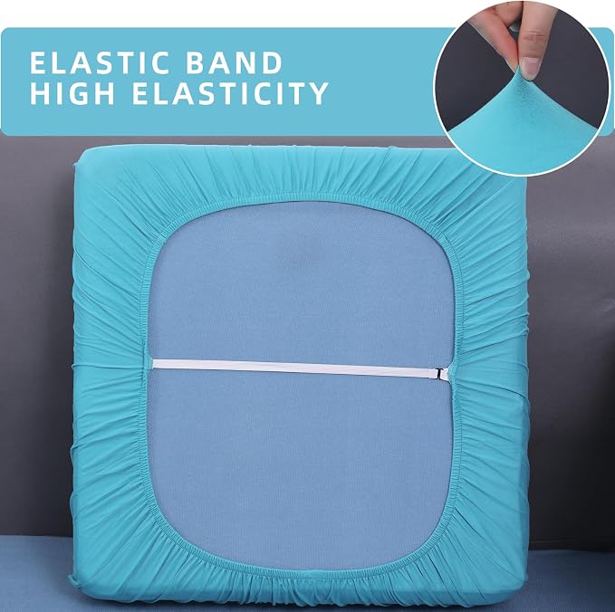 hyha Waterproof Couch Cushion Covers, Sectional Sofa Slipcovers Washable - Image 5
