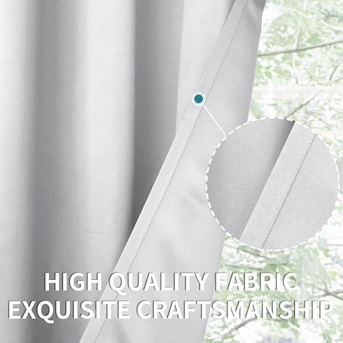 BGment Room Darkening Curtains 72 Inches Long - Image 7