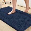 Turquoize Bathroom Rugs Shaggy Chenille Bath Rug Non Slip Thick Shaggy Bath Mats by Turquoize