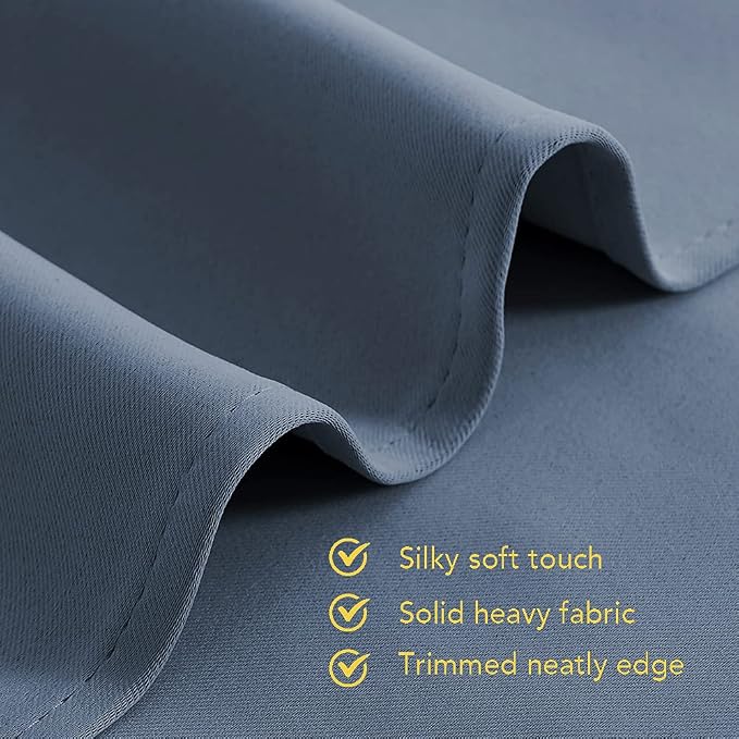 NICETOWN Blackout Draperies 60" W x 84" L Curtains - Image 5