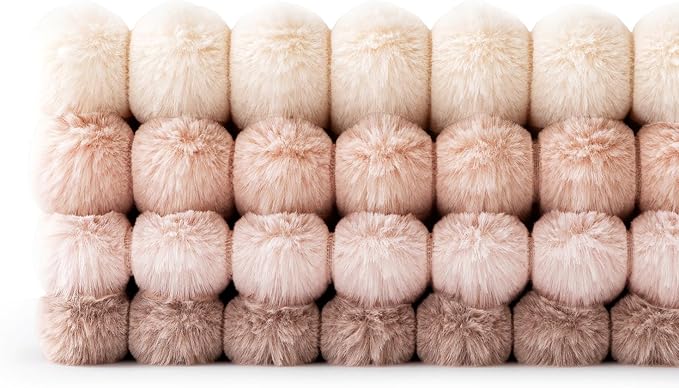 MIULEE Faux Fur Plush Decorative Throw Pillow Covers 18x18 Set of 4, - Image 7