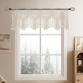 Boho Valance Macrame Curtains for Windows Macrame Valance for Bedroom by GCOVELIS