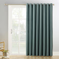 Sun Zero Easton Extra-Wide Blackout Grommet Sliding Patio Door Curtain Panel by SunZero%E2%84%A2