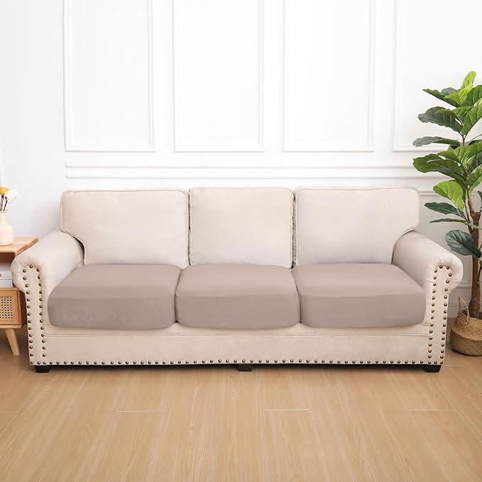 hyha Waterproof Couch Cushion Covers, Stretch Sofa Couch Seat Slipcover - Image 7