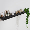 Solid Wood Floating Shelves For Wall, 55”W x 9”D x 1.56”H Large Wall Shelves by Marsmiles