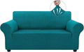 Asnomy Sofa Covers for 2 Cushion Couch Stretch loveseat Covers Slipcovers by Asnomy