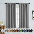 OVZME Grey Blackout Curtains for Bedroom 63 Inch Length 2 Panels, Protect by OVZME
