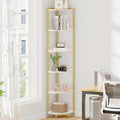 Hzuaneri Corner Shelf Stand, Corner Bookshelf, Storage Standing Shelf Unit by Hzuaneri