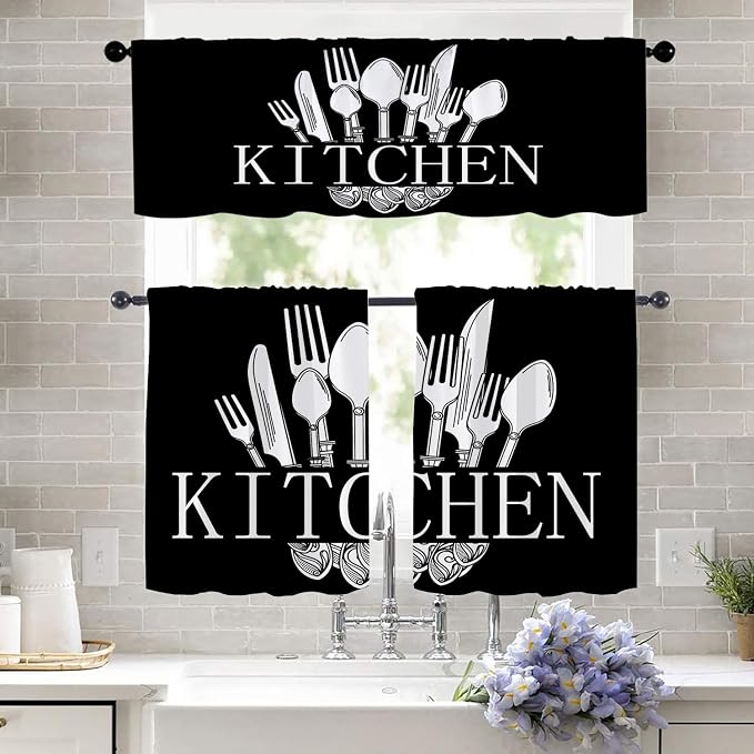 Farmhouse Kitchen Curtains - Image 3