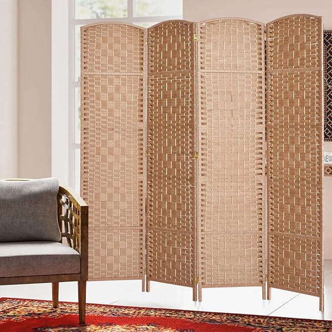 Rose Home Fashion Room Divider, 6 ft Tall Room Dividers and Folding Privacy - Image 2