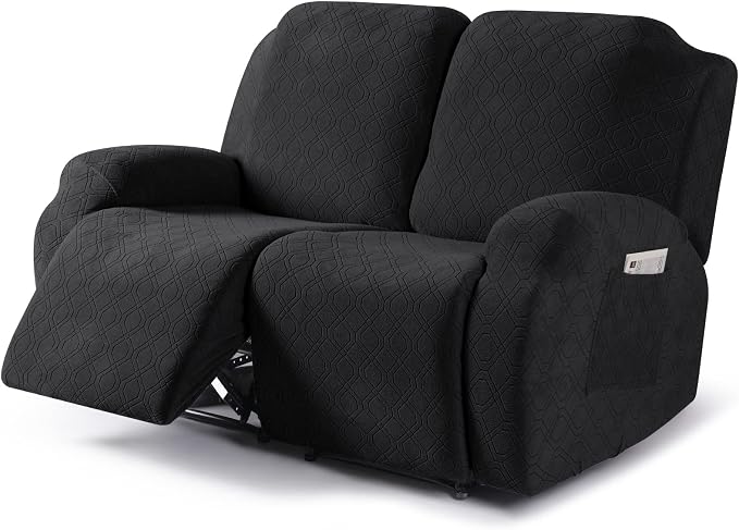 VANSOFY Recliner Cover, 2-Pieces Stretch Reclining Couch Cover by VANSOFYFURNITURECOVERS