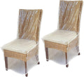 Evelots Dining Room/Kitchen Chair Cover/Protector-2 Pack- Heavy Duty Clear PVC by Evelots