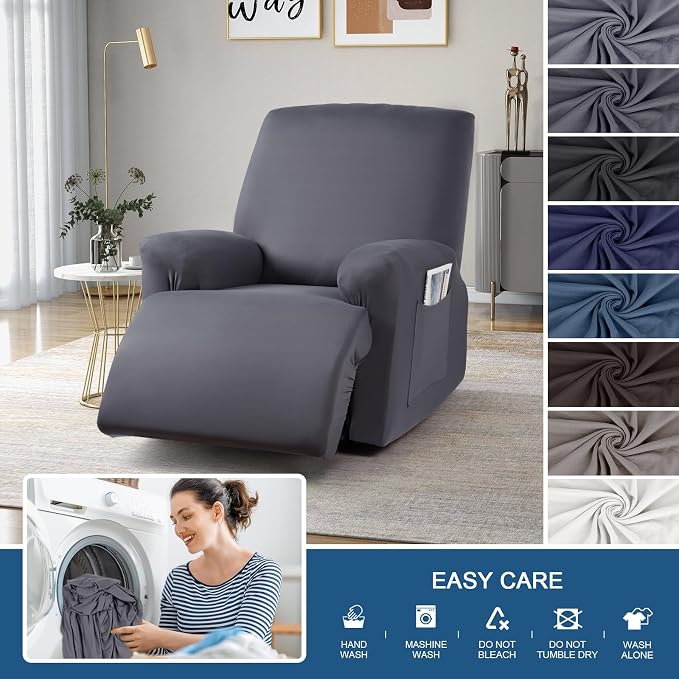 TAOCOCO Stretch Recliner Couch Covers 3-Pieces Style Recliner Chair Covers - Image 8