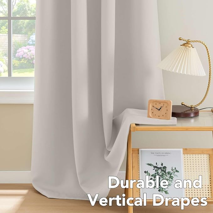 H.VERSAILTEX Blackout Room Darkening Thermal Insulated Grommet Window Curtains - Image 8