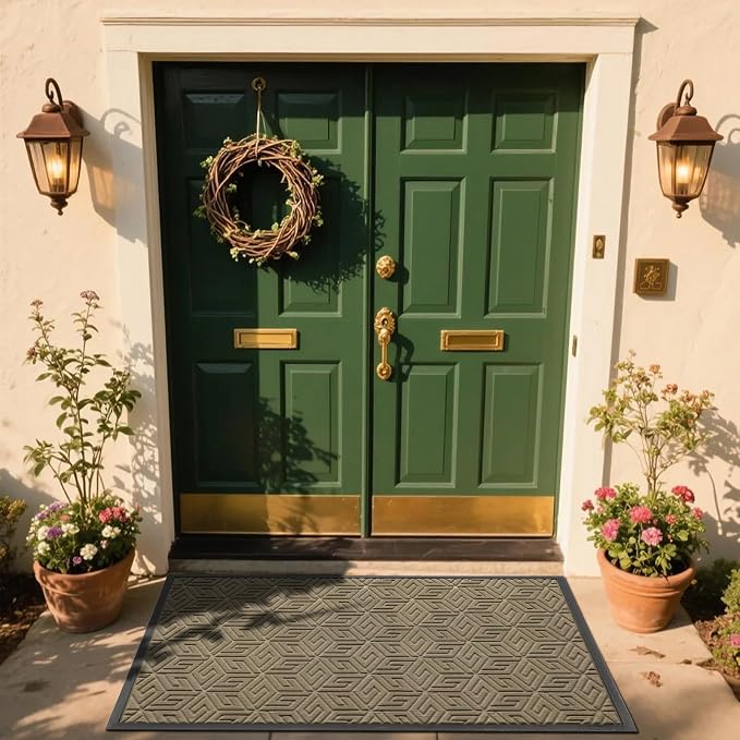 Yimobra Extra Large Door Mat 60x36, All-Weather Waterproof Outdoor Mats - Image 6