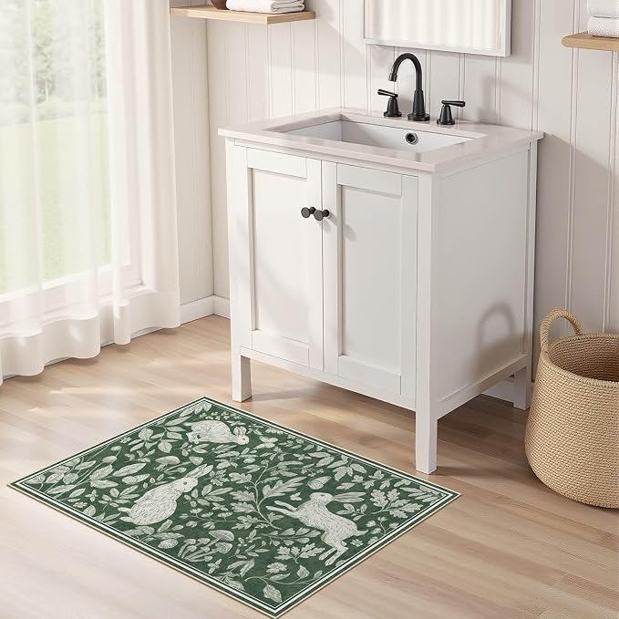 Vintage Living Room Area Rug 2x3 - Image 3