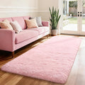 Merelax Soft Runner Rugs for Living Room Hallways Entry, Non-Slip 2x6 Pink by Merelax
