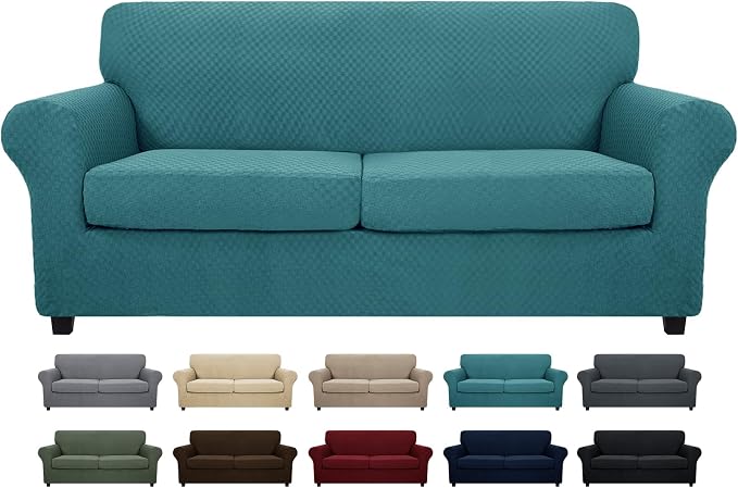 MAXIJIN 3 Piece Stretch Couch Covers by MAXIJIN