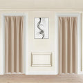 JIUZHEN Blackout Doorway Curtains 80 inch Length by JIUZHEN