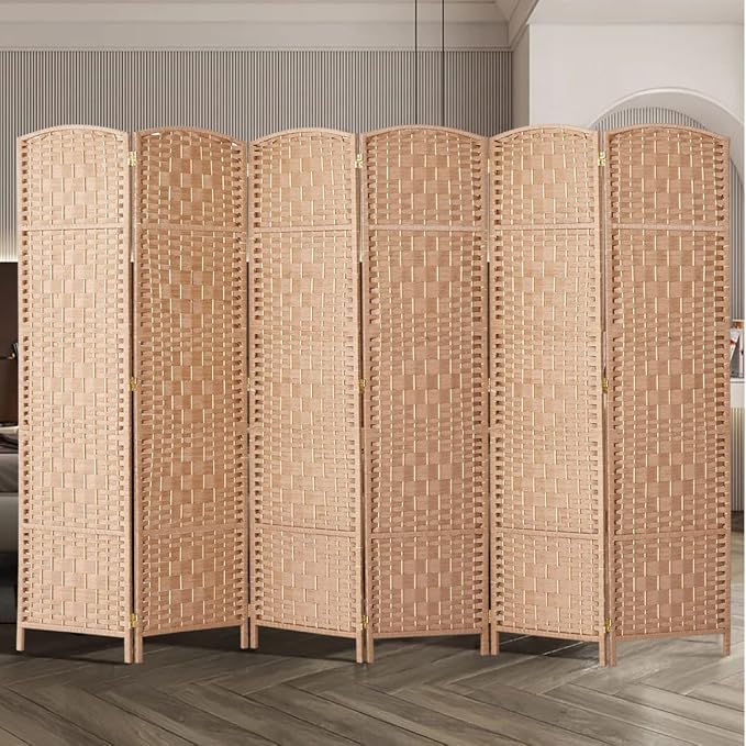 Rose Home Fashion Room Divider, 6 ft Tall Room Dividers and Folding Privacy - Image 2