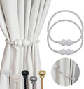 2 Pack Magnetic Curtain Tiebacks Modern Handmade Rope Curtain Tie Backs by HIASTRA