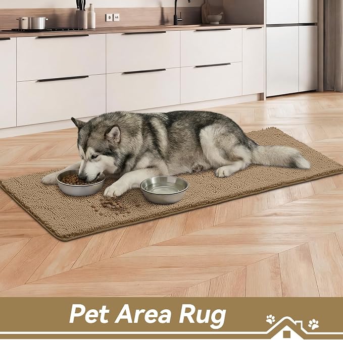 Bcoimo Super Absorbent Dog Door Mat, Pet Rugs - Image 4
