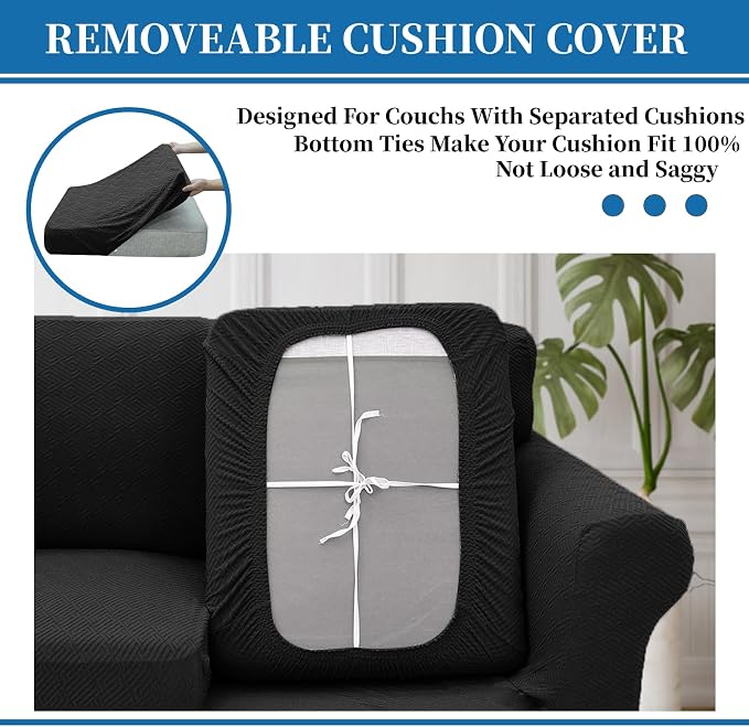 XINEAGE 2026 New 4 Pieces Extra Large Couch Covers - Image 5