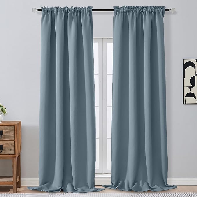 OVZME Extra Long 10 FT Blackout Curtains by OVZME