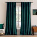 MIULEE Velvet Curtains 90 inches 2 Panels Luxury Blackout Curtains by MIULEE