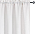 Chyhomenyc Bennet Natural Linen Curtains 84 Inch Length 2 Panels Set, Faux by Chyhomenyc