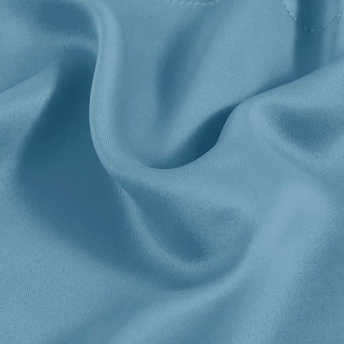 Hiasan Valance Curtains for Kitchen Blackout Thermal Insulated Solid Window - Image 3
