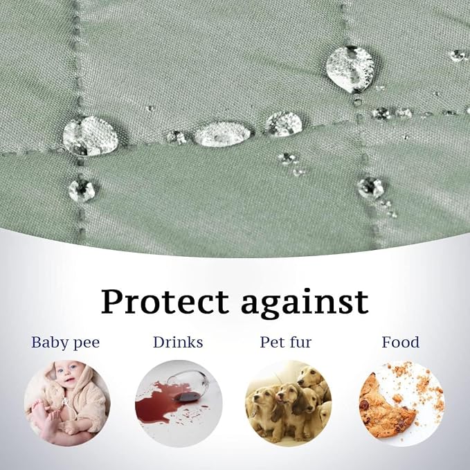 H.VERSAILTEX Sofa Protector for Dog Sofa Slipcover Quilted Furniture Protector - Image 5