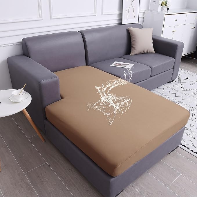 hyha Waterproof Couch Cushion Covers, Sectional Sofa Slipcovers Washable by hyha