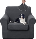 U-NICE HOME 2 Pieces Chair Covers Stretch Couch Cover Sofa Cover Washable Chair by U-NICEHOME