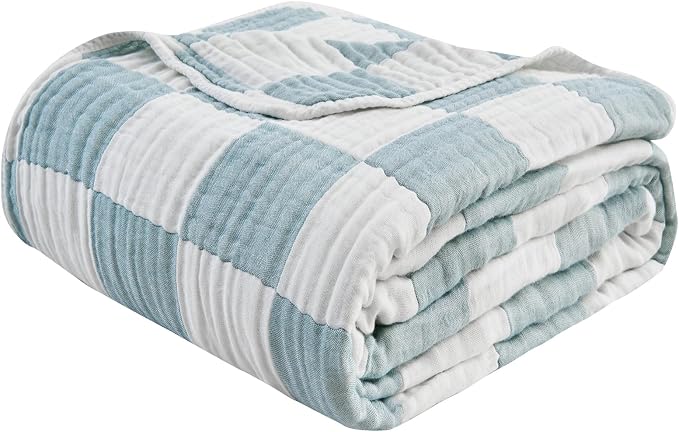 EMME Checkered Throw Blanket Cotton - Image 8