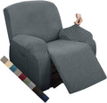 MAXIJIN Oversized Recliner Covers That Stay in Place 4 Pieces Stretch Large by MAXIJIN