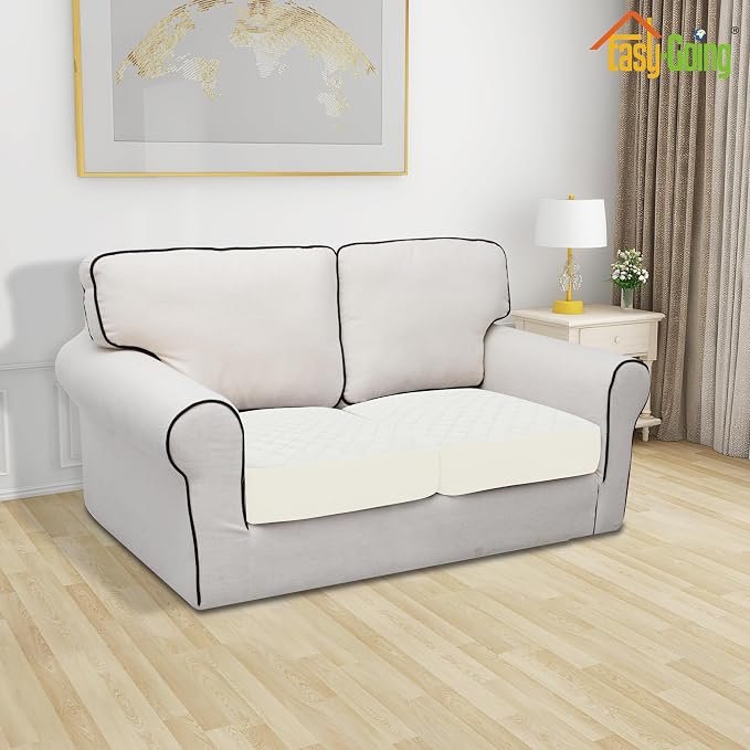Easy-Going Waterproof Loveseat Cushion Covers, Non-Slip Leakproof Sofa Seat - Image 2