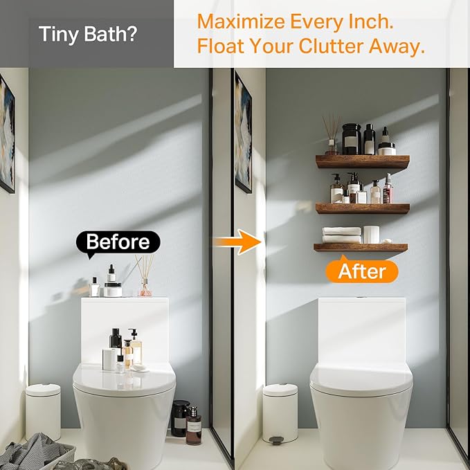 BAYKA Floating Shelves Bathroom - Image 6