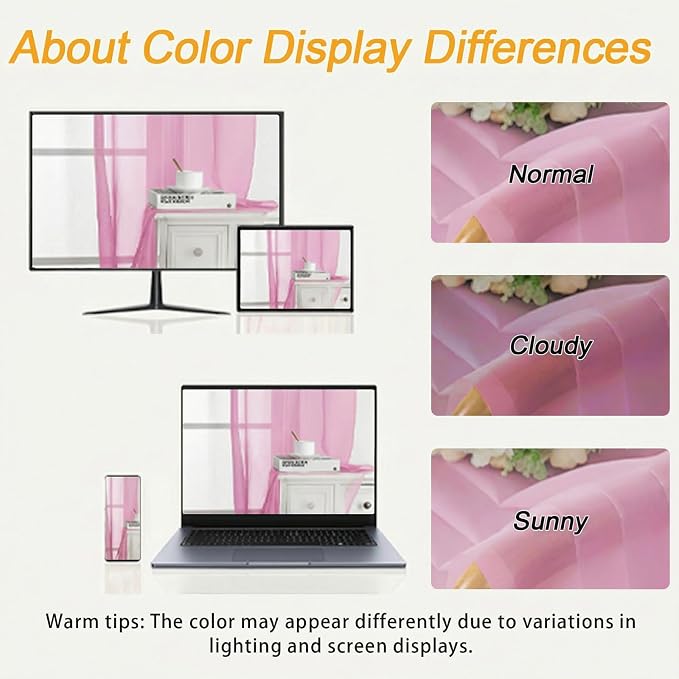 Gwine Extra Long Sheer Curtains 120 Inches Long - Image 3