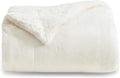 Bedsure GentleSoft Sherpa Fleece Twin Size Blanket by BEDSURE