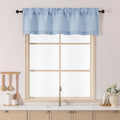 Chyhomenyc Denim Blue Valance for Windows by Chyhomenyc